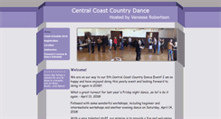 Desktop Screenshot of centralcoastcountrydance.com